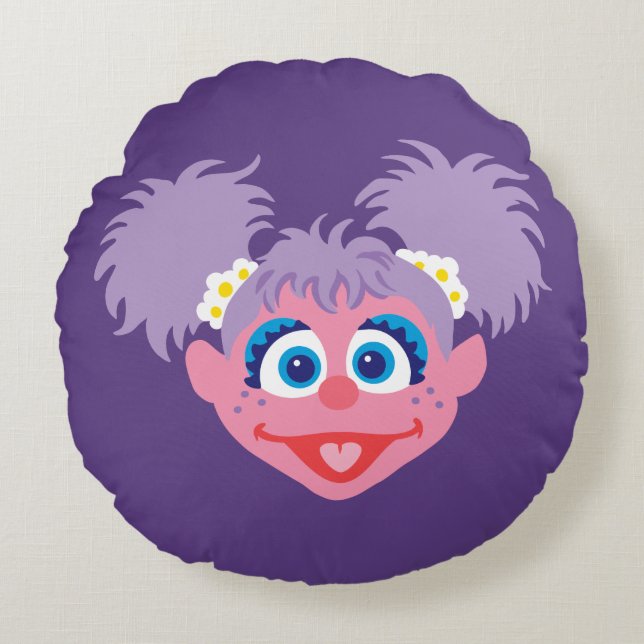 Abby Cadabby Face Round Cushion (Front)