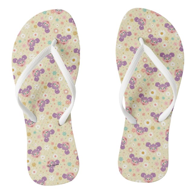 Abby Cadabby | Flower Face Pattern Thongs (Footbed)