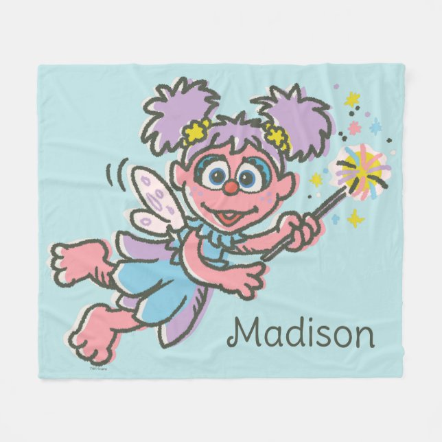 Abby Cadabby Flying Fleece Blanket (Front (Horizontal))