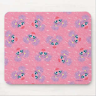 Abby Cadabby Fur Face Pattern Mouse Pad