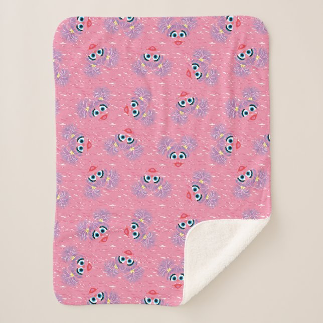 Abby Cadabby Fur Face Pattern Sherpa Blanket (Front)