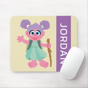 Abby Cadabby Hiking   Add Your Name Mouse Pad