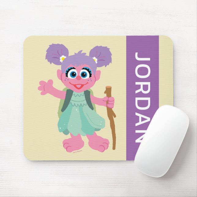 Abby Cadabby Hiking | Add Your Name Mouse Pad (With Mouse)