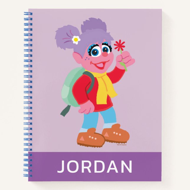 Abby Cadabby Hiking | Add Your Name Notebook (Front)