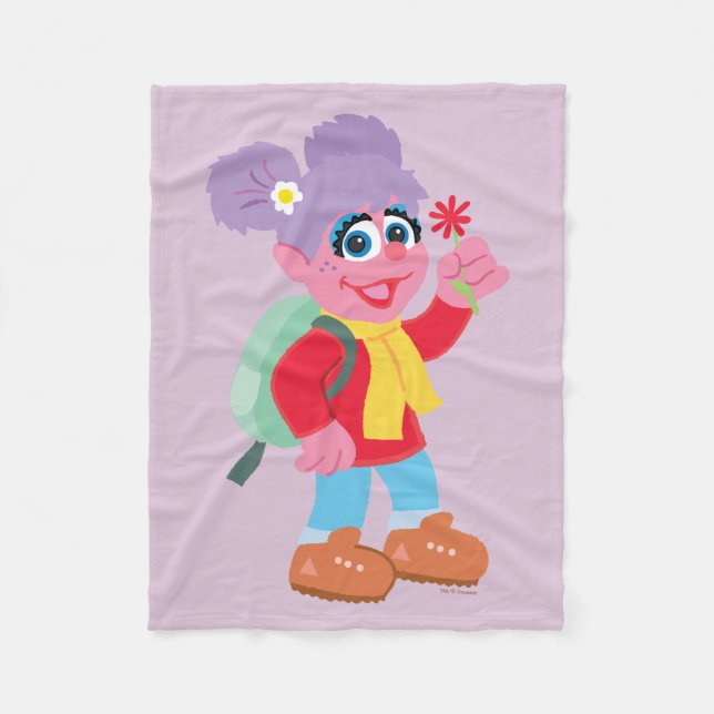 Abby Cadabby Hiking Fleece Blanket (Front)