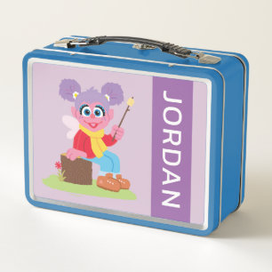 Abby Cadabby   Making S'mores   Add Your Name Metal Lunch Box