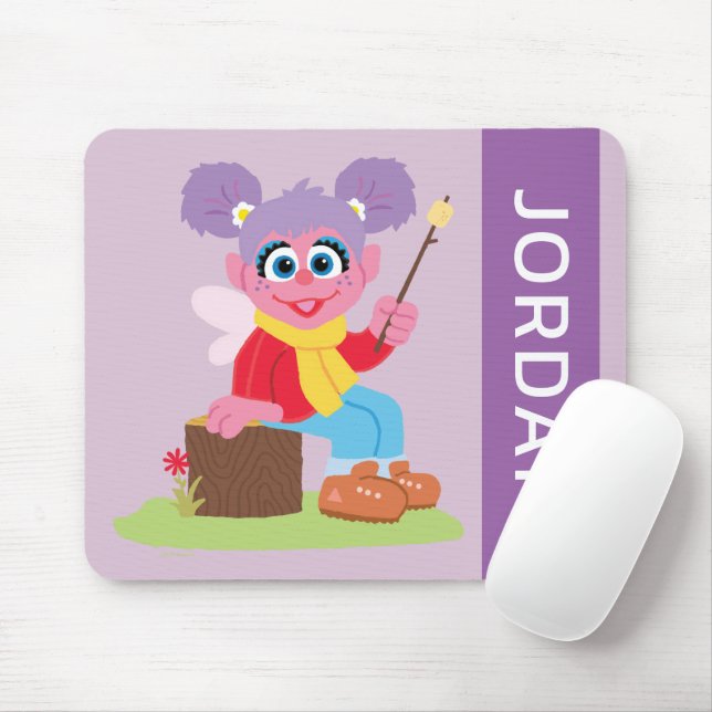 Abby Cadabby | Making S'mores | Add Your Name Mouse Pad (With Mouse)