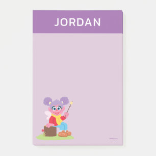 Abby Cadabby   Making S'mores   Add Your Name Post-it Notes