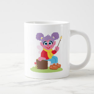 Abby Cadabby Making S'mores Large Coffee Mug