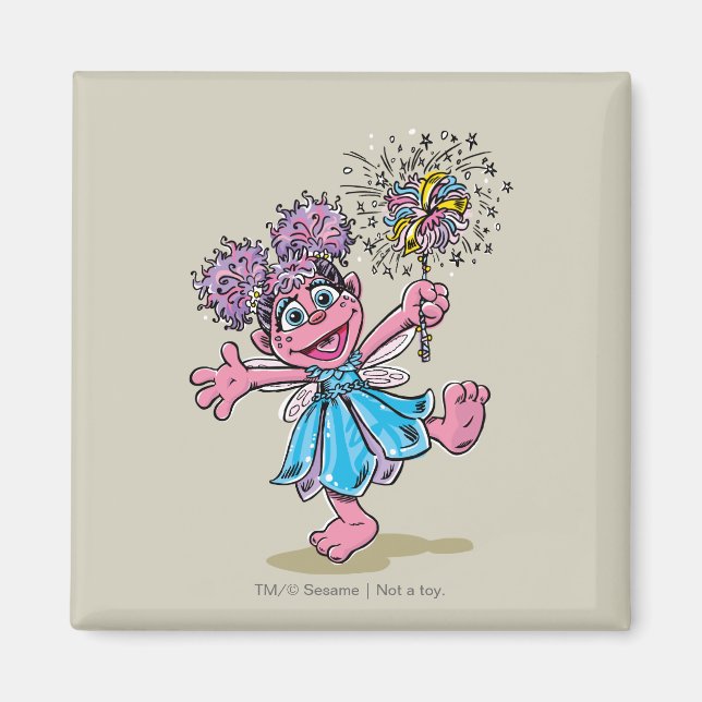 Abby Cadabby Retro Art Magnet (Front)