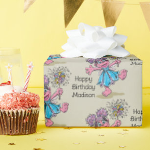 Abby Cadabby Retro Art Wrapping Paper