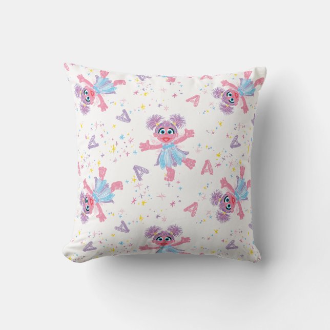 Abby Cadabby Sparkle Pattern Cushion (Front)