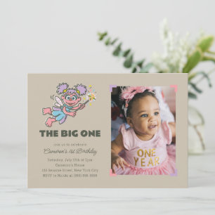 Abby Cadabby The Big One First Birthday - Photo Invitation