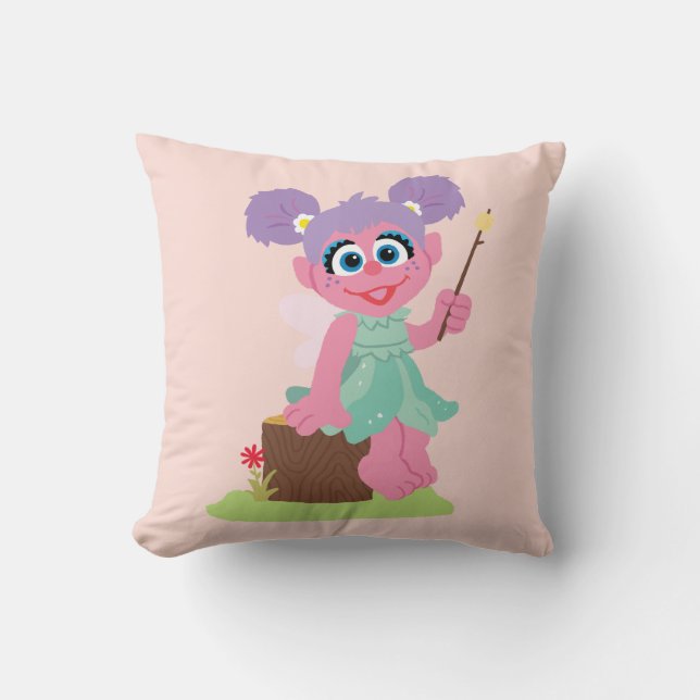 Abby Cadabby Toasting Marshmallows Cushion (Front)