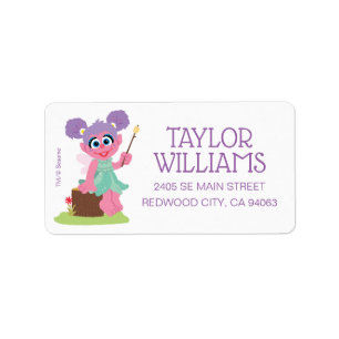 Abby Cadabby Toasting Marshmallows Label