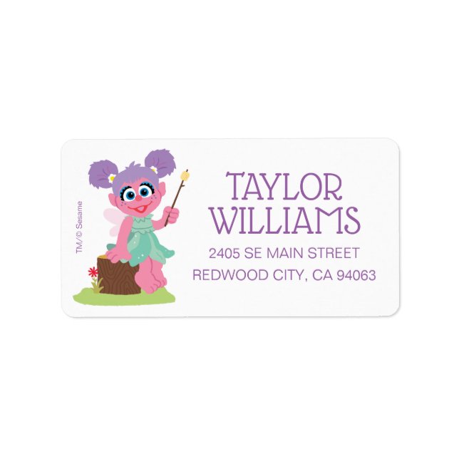 Abby Cadabby Toasting Marshmallows Label (Front)