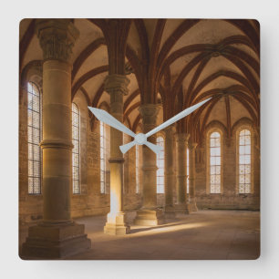 Abby Cloister Architecture Germany Square Wall Clock