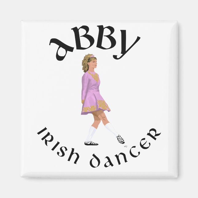 ABBY Custom Irish Dance Products Magnet (Front)