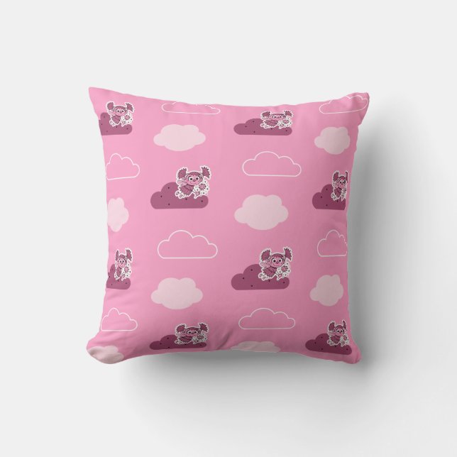 Abby Doodley Cloud Pattern Cushion (Front)