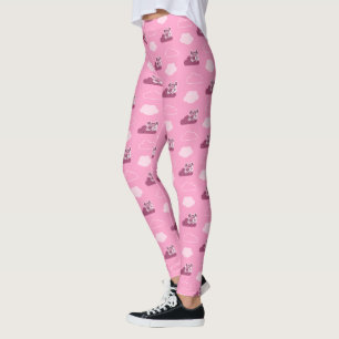 Abby Doodley Cloud Pattern Leggings