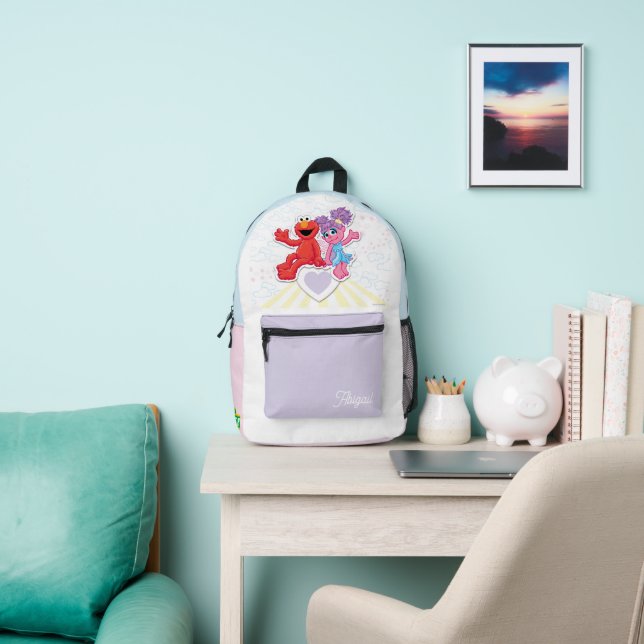 Abby & Elmo Graphic Printed Backpack (Insitu)