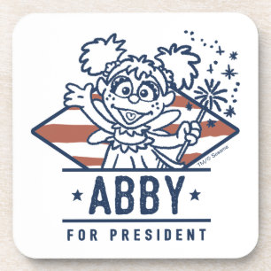 Abby For President Coaster