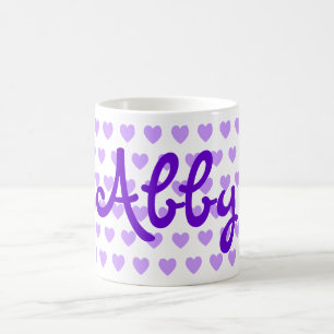 Abby in Purple Coffee Mug