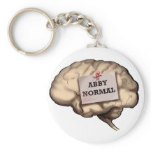 Abby Normal Brain Key Chain