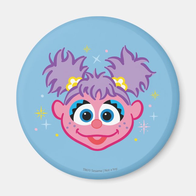 Abby Smiling Face Magnet (Front)