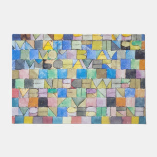 ABC (Alphabet), Paul Klee Doormat