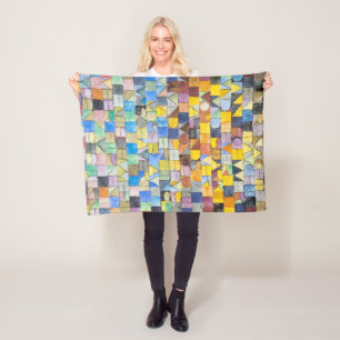 ABC (Alphabet), Paul Klee Fleece Blanket