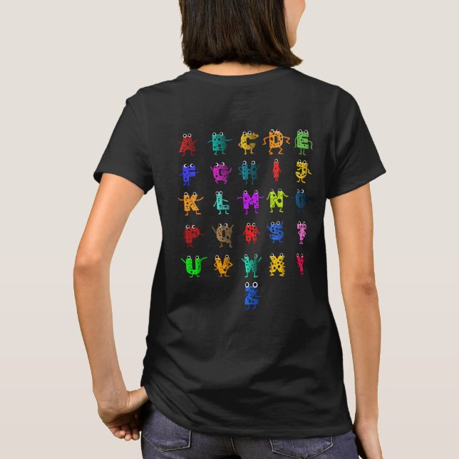 ABC alphabet T-Shirt (Back)