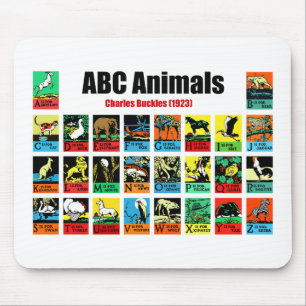 ABC Animals , Charles Buckles (1923) Mouse Pad