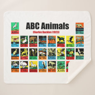 ABC Animals , Charles Buckles (1923) Sherpa Blanket