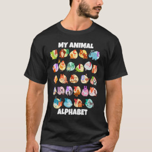 ABC Animals Identification A Z Types Of Zoo Animal T-Shirt