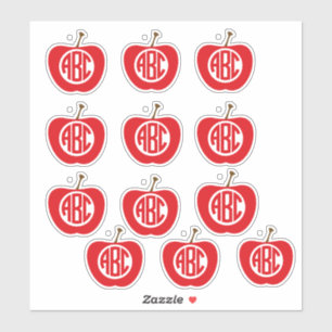 ABC Apple Stickers