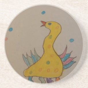 #ABC Art by Children, Easter Duck Coaster