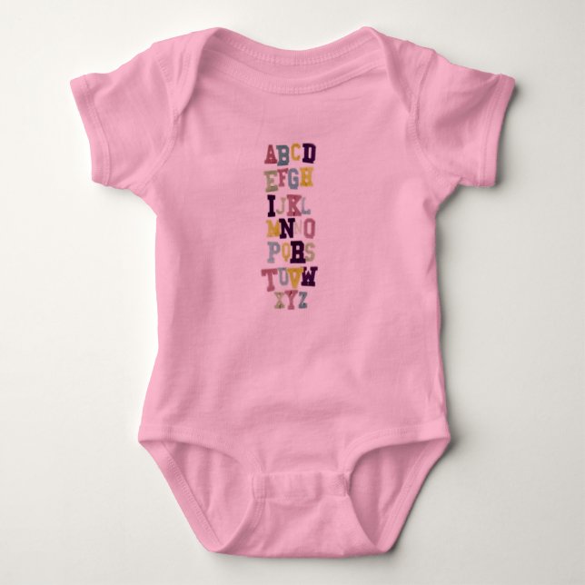 abc baby bodysuit (Front)