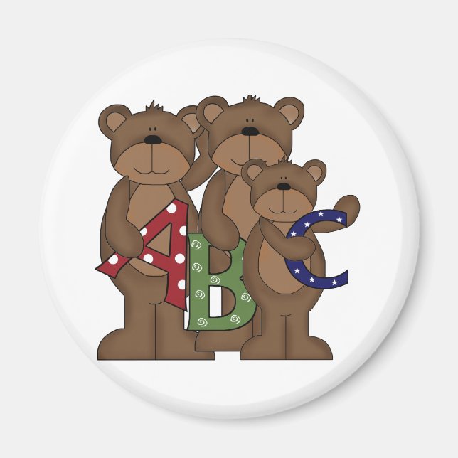 ABC Bears Magnet (Front)