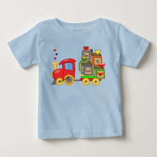 ABC Blocks - Toy Truck Baby T-Shirt