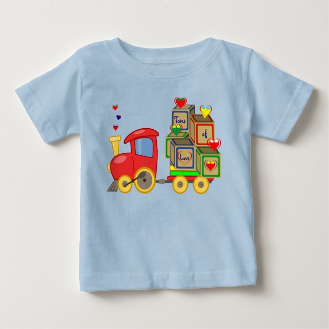 ABC Blocks - Toy Truck Baby T-Shirt (Front)