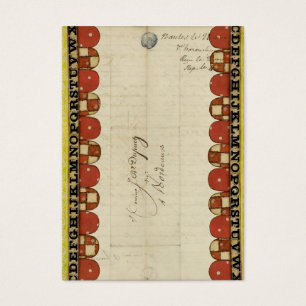 ABC Border Vintage Ledger