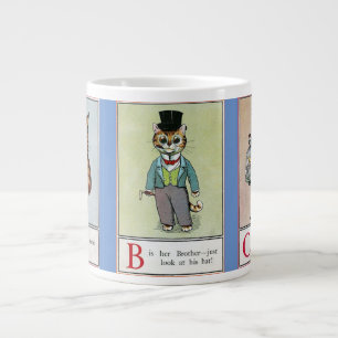 ABC Cats by Louis Wain  Large Coffee Mug