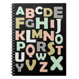 ABC Childrens Educational Nursery Notebook