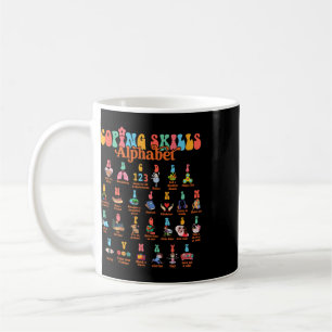 Abc Coping Skills Alphabet Self Care Mental Health Coffee Mug