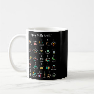Abc Coping Skills Alphabet Self Care Mental Health Coffee Mug