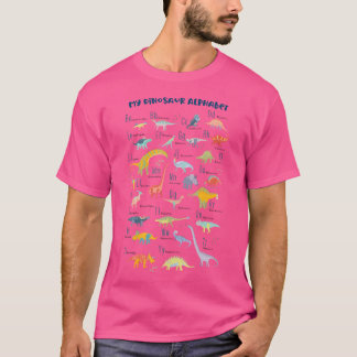 Abc Dino Identification A-Z Types Of Dinosaurs Alp T-Shirt