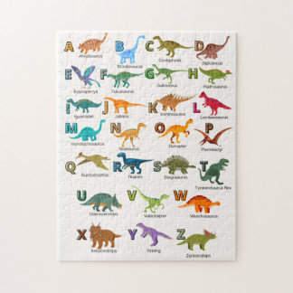 ABC dinosaurs puzzle