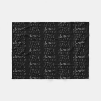 ABC Elemeno Alphabet Kindergarten Preschool Fleece Blanket
