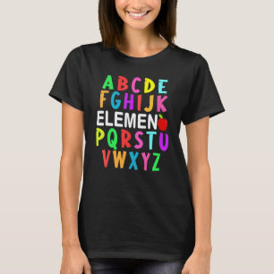 ABC Elemeno Kindergarten Teacher Cute Back to Sc T-Shirt